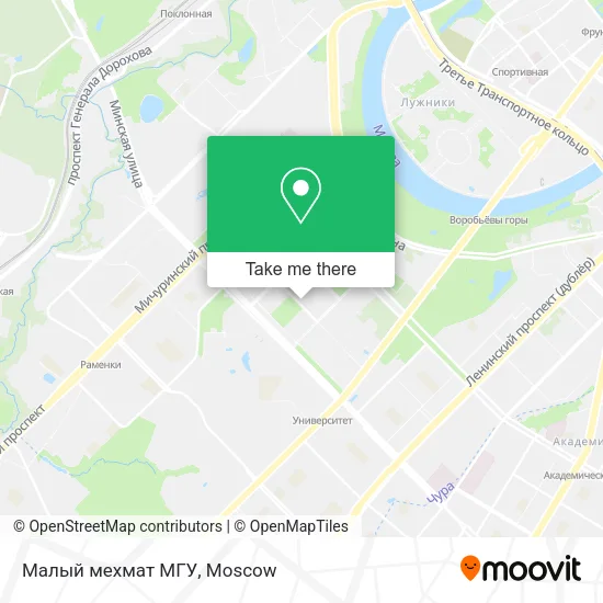 Малый мехмат МГУ map