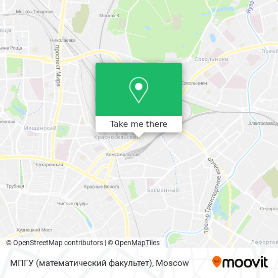 МПГУ (математический факультет) map