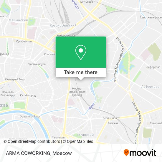 ARMA COWORKING map