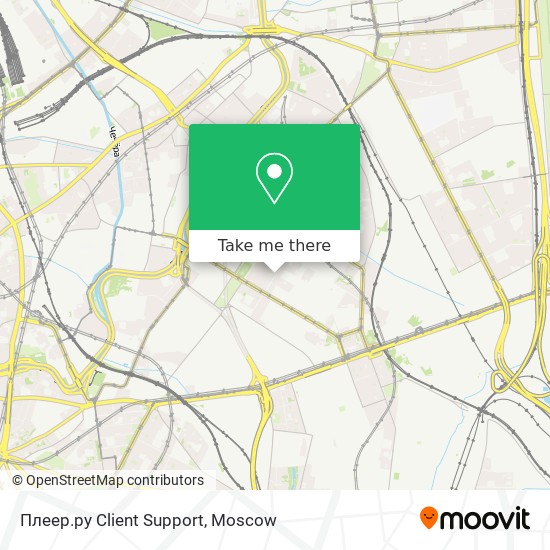 Плеер.ру Client Support map