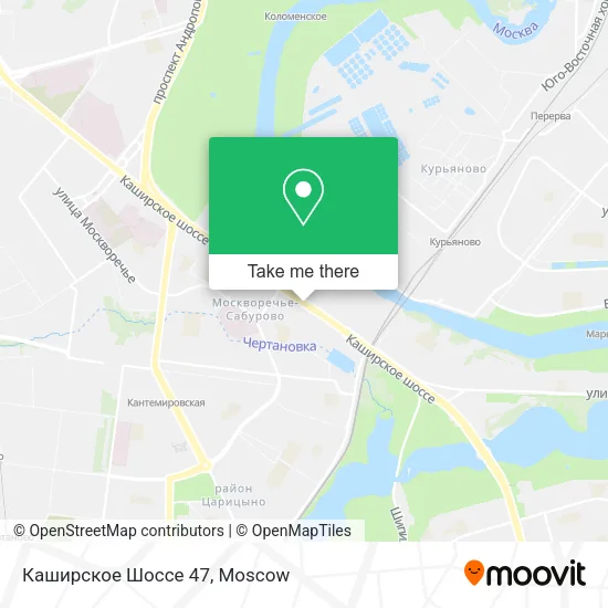 Каширское Шоссе 47 map