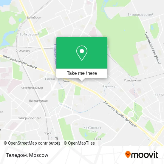 Теледом map