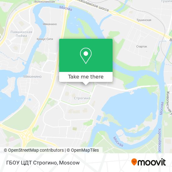 ГБОУ ЦДТ  Строгино map