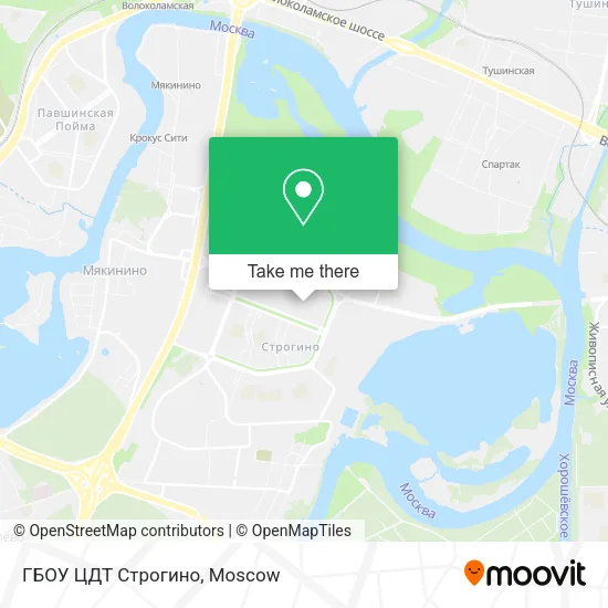 ГБОУ ЦДТ  Строгино map