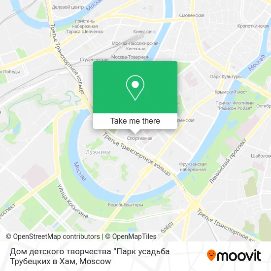 Дом детского творчества ”Парк усадьба Трубецких в Хам map
