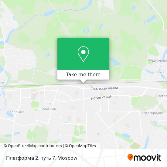 Платформа 2, путь 7 map