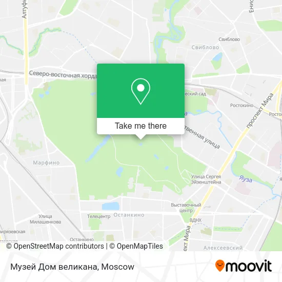 Музей  Дом великана map