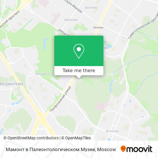 Мамонт в Палеонтологическом Музее map