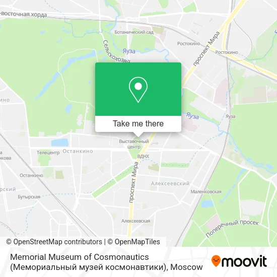 Memorial Museum of Cosmonautics (Мемориальный музей космонавтики) map