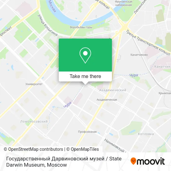Государственный Дарвиновский музей / State Darwin Museum map
