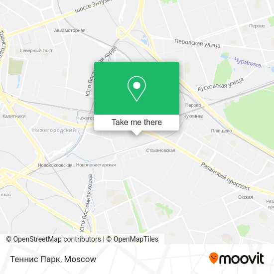 Теннис Парк map