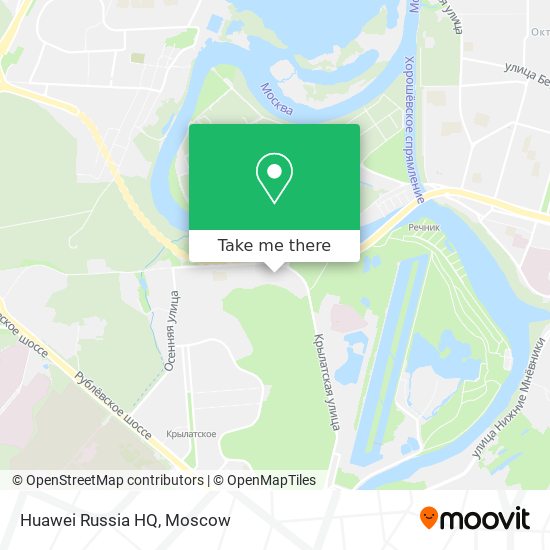 Huawei Russia HQ map
