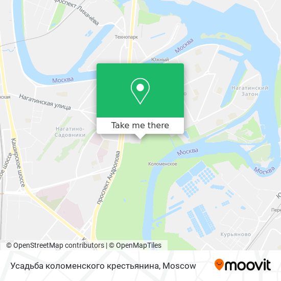 Усадьба коломенского крестьянина map