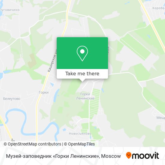 Музей-заповедник «Горки Ленинские» map