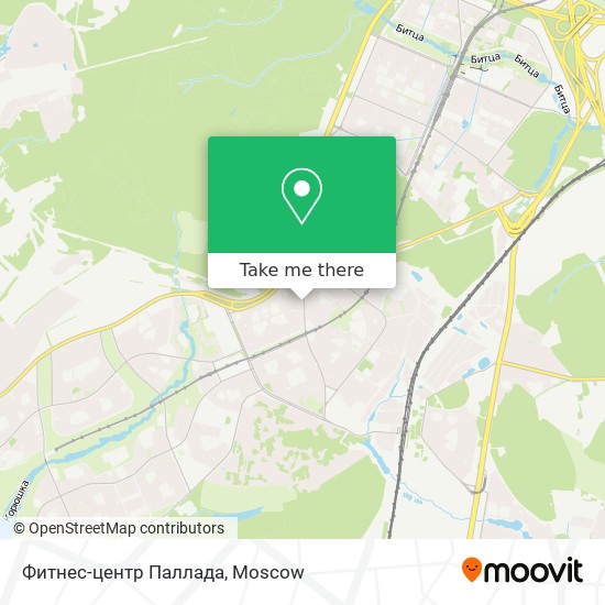 Фитнес-центр  Паллада map