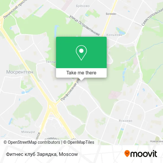 Фитнес клуб  Зарядка map