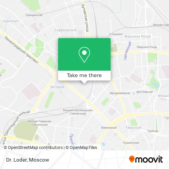 Dr. Loder map