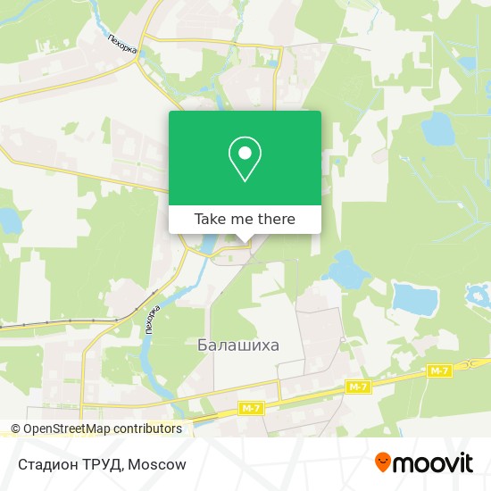 Стадион  ТРУД map