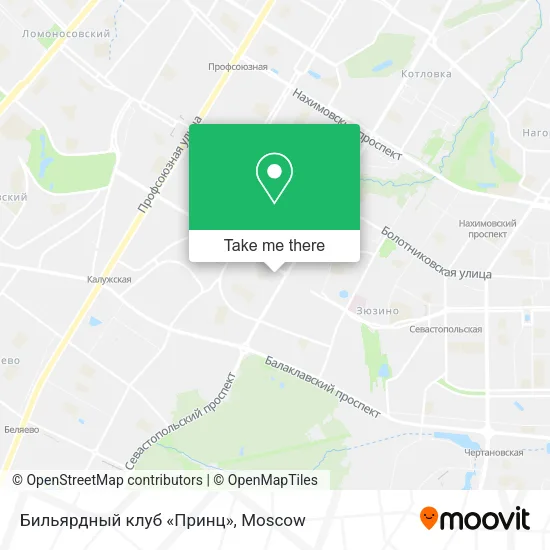Бильярдный клуб «Принц» map