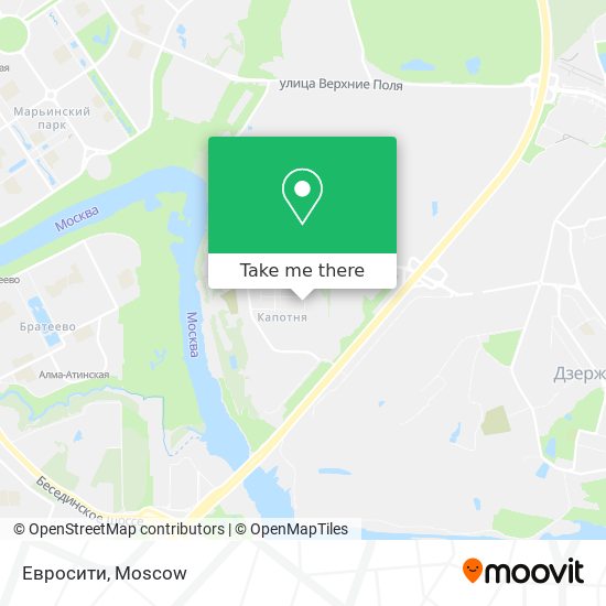 Евросити map