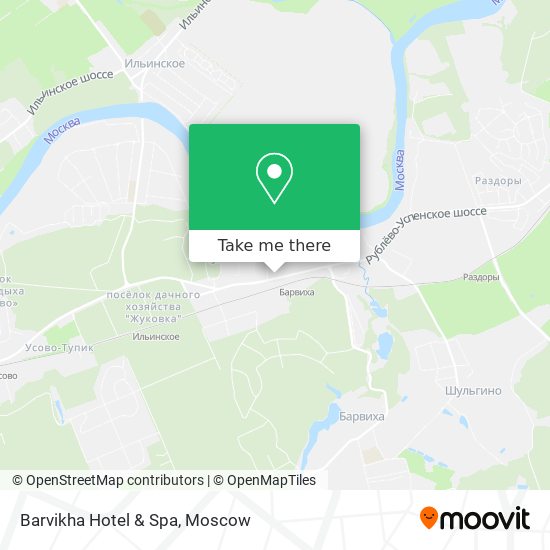 Barvikha Hotel & Spa map