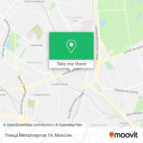 Улица Металлургов 14 map