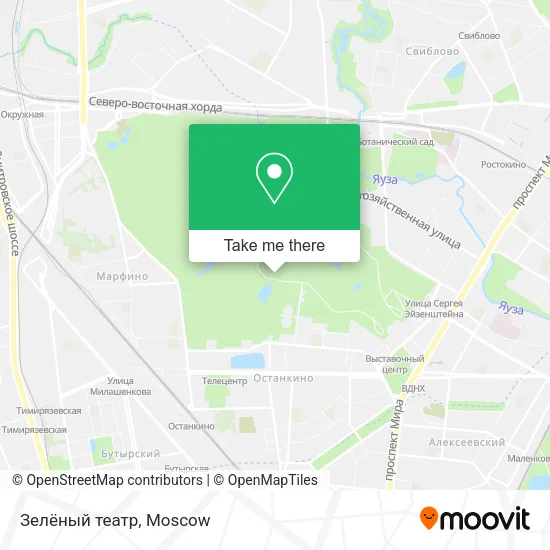 Зелёный театр map