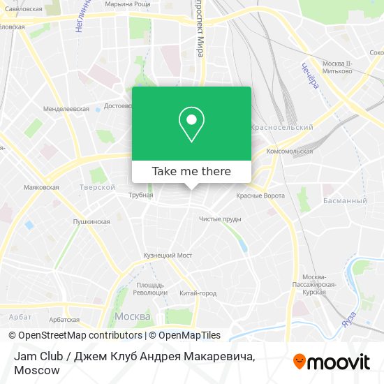 Jam Club / Джем Клуб Андрея Макаревича map