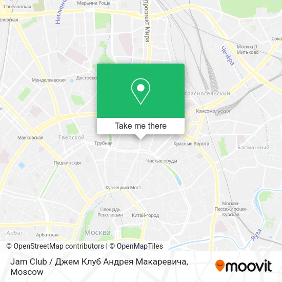 Jam Club / Джем Клуб Андрея Макаревича map