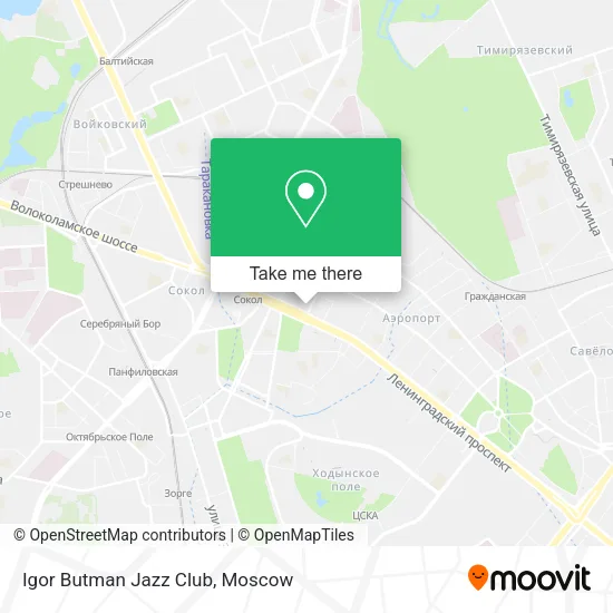 Igor Butman Jazz Club map