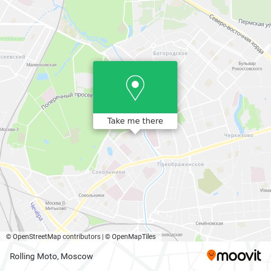 Rolling Moto map