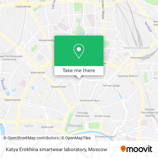 Katya Erokhina smartwear laboratory map