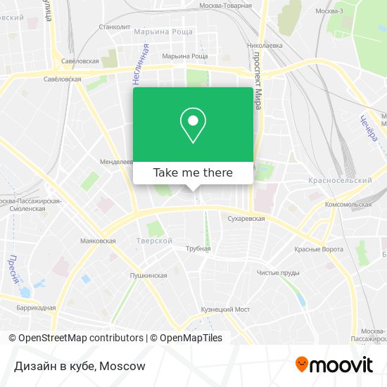 Дизайн в кубе map