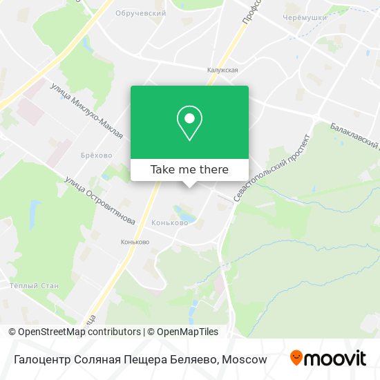 Галоцентр Соляная Пещера Беляево map