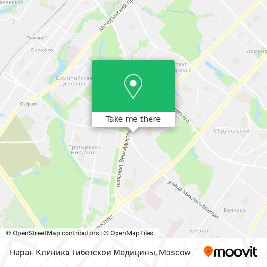 Наран Клиника Тибетской Медицины map