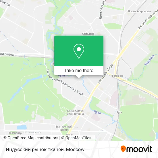 Индусский рынок тканей map