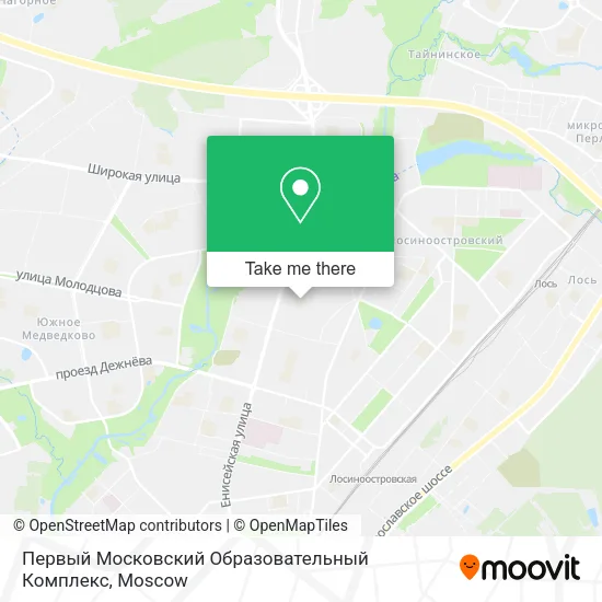 Первый Московский Образовательный Комплекс map