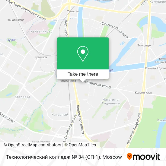 Технологический колледж № 34 (СП-1) map
