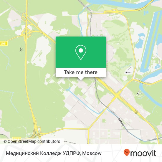 Медицинский Колледж УДПРФ map