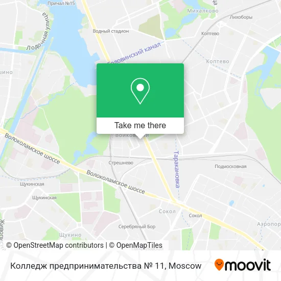 Колледж предпринимательства № 11 map