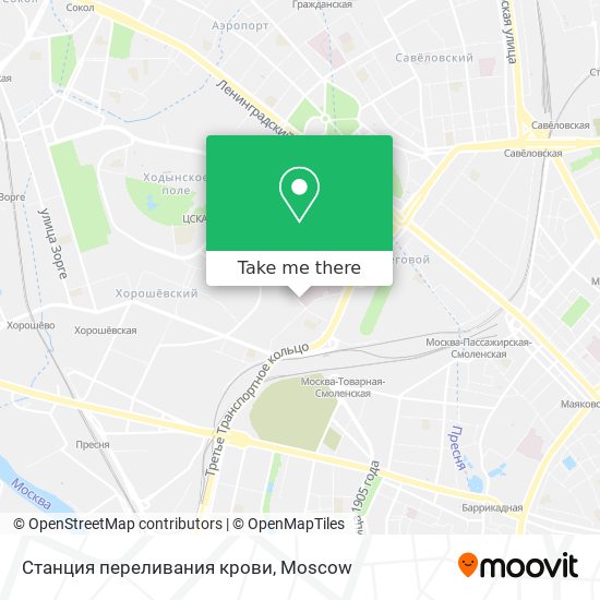 Станция переливания крови map