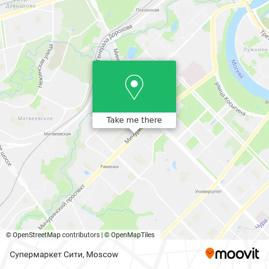 Супермаркет Сити map