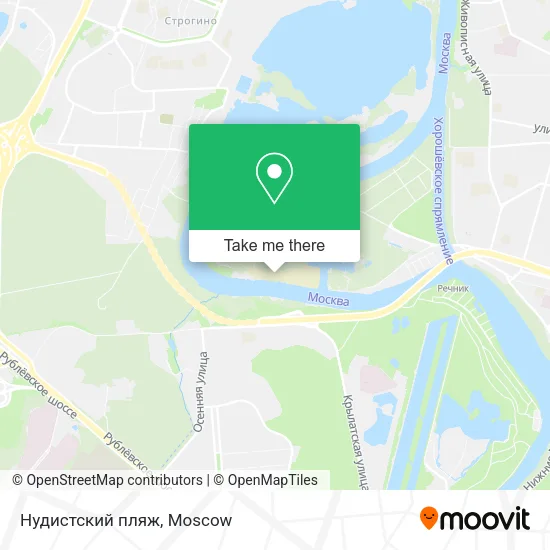 Нудистский пляж map