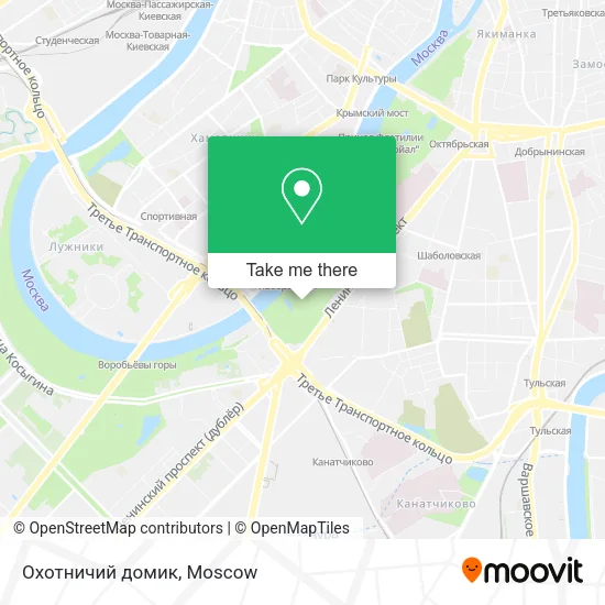 Охотничий домик map