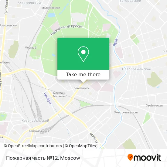 Пожарная часть №12 map