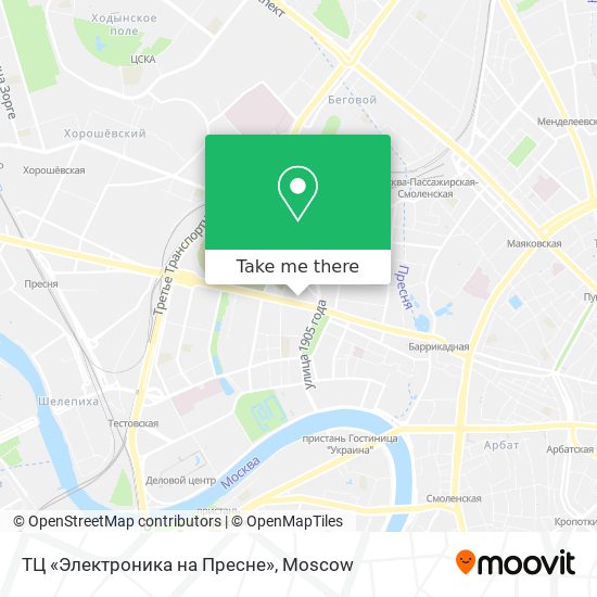 ТЦ «Электроника на Пресне» map