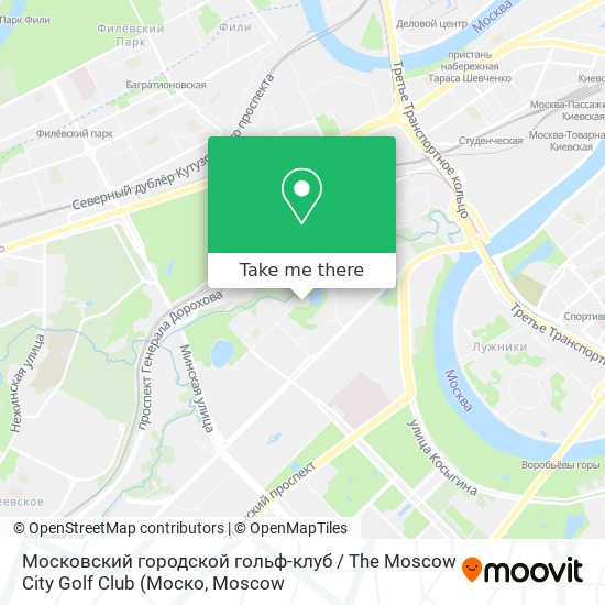 Московский городской гольф-клуб / The Moscow City Golf Club map