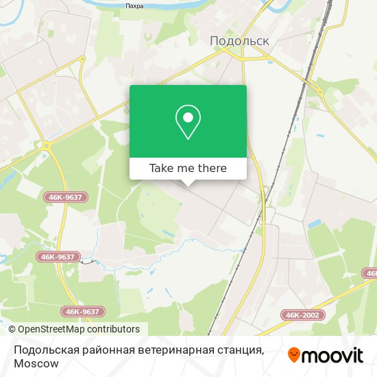 Подольская районная ветеринарная станция map
