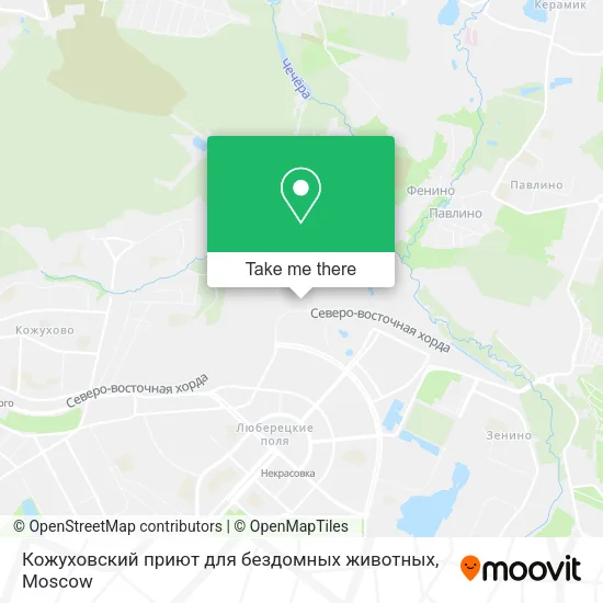 Кожуховский приют для бездомных животных map