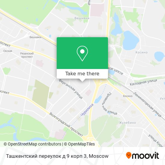 Ташкентский переулок  д 9 корп 3 map